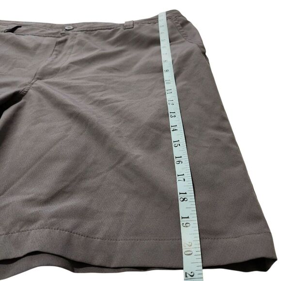 Magellan Shorts For Mens Size 42 Gray Flat Front Chino Casual - Picture 7 of 10